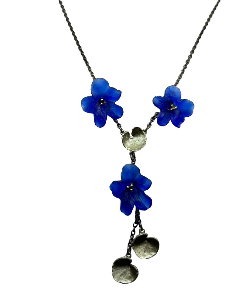 Wild Violet "Y" Necklace