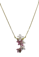 Pink Hydrangea Necklace