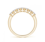 14K Yellow Gold 7 Diamond Band .28tw