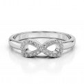 Diamond Bow Ring .12tw