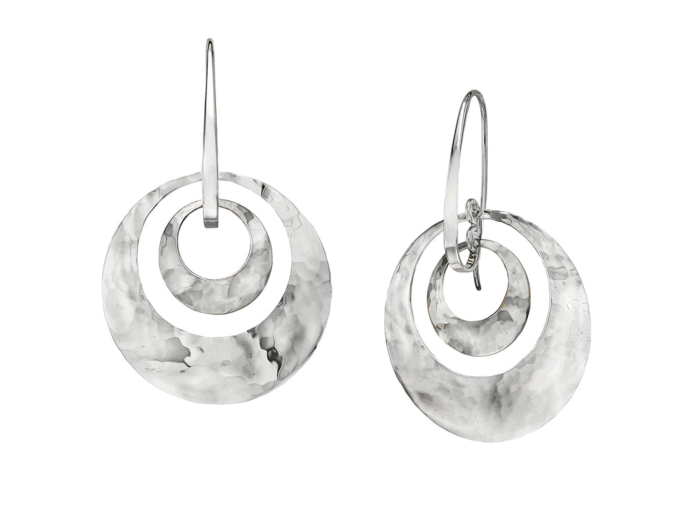 Jaunty Sterling Silver Earrings